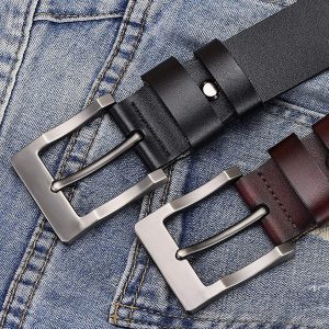 leather waist belt for men