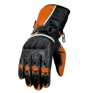 Motorbike riding gloves