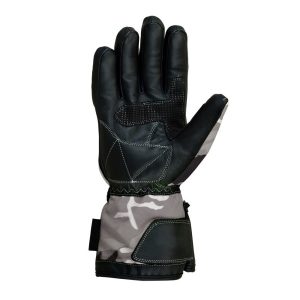 Palm padded motorbike gloves