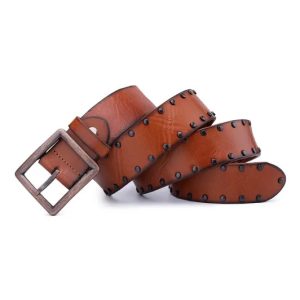 men waist leather belt