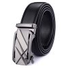 black leather belt