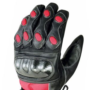 Motorbike gloves flexible fit